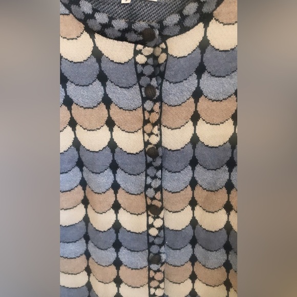 IntiWara Pima Cotton Cardigan Made in Bolivia Oruro Carnival Small - Picture 3 of 7